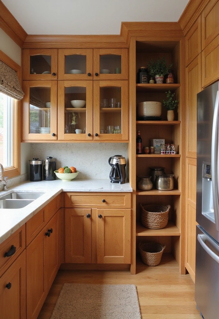 15 Ideas de Almacenamiento en la Cocina Que Te Harán Decir '¿Por Qué No Se Me Ocurrió Antes?!' - 9. Carpentía a Medida para la Cocina